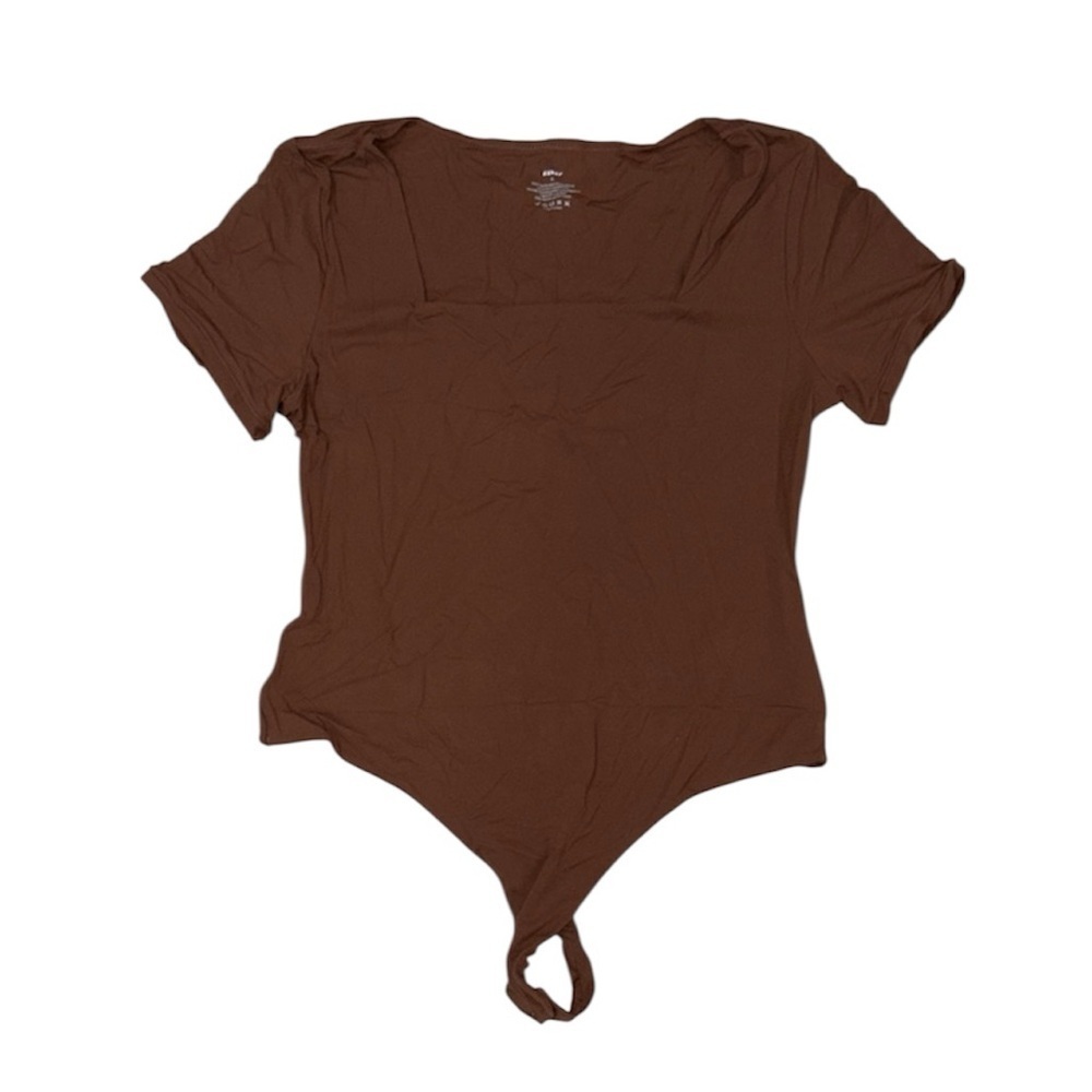 Elegant Brown Bodysuit for Women Size XL